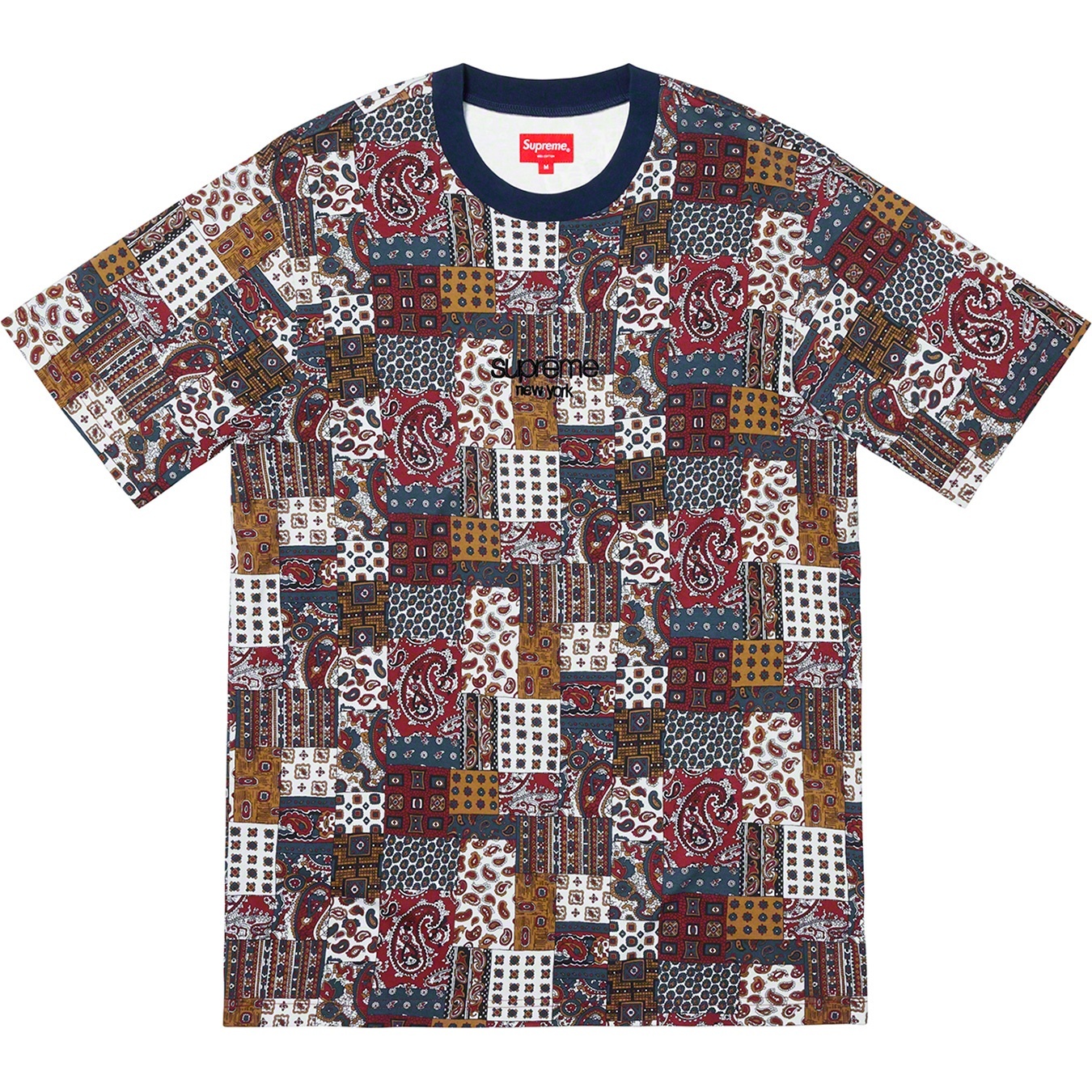 Patchwork Paisley S/S Top view 4
